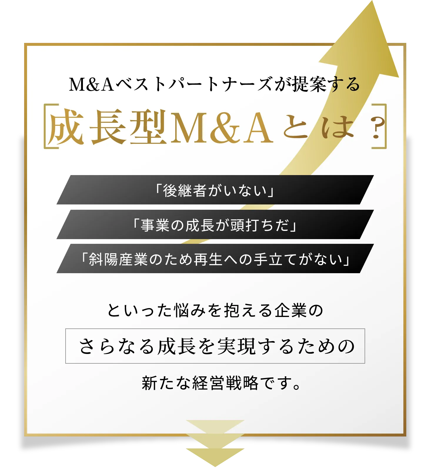 M&Aベストパートナーが提案する[成長型M&Aとは？]